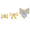 Set cercei ear cuff din argint pe ureche, dama, set 3 buc, argint 925/argint 925 placat cu aur, cristale, argintiu/auriu, 1,50 gr Set cercei ear cuff din argint pe ureche, dama, set 3 buc, argint 925/argint 925 placat cu aur, cristale, argintiu/auriu, 1,50 gr