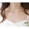 Lantisor finut cu perle naturale si trifoi sidef, argint 925, lungime reglabila, bijuterii elegante pentru femei, lant martisor cadou martie, argintiu, 3,88 gr Lantisor finut cu perle naturale si trifoi sidef, argint 925, lungime reglabila, bijuterii elegante pentru femei, lant martisor cadou martie, argintiu, 3,88 gr