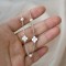 Lantisor finut cu perle naturale si trifoi sidef, argint 925, lungime reglabila, bijuterii elegante pentru femei, lant martisor cadou martie, argintiu, 3,88 gr Lantisor finut cu perle naturale si trifoi sidef, argint 925, lungime reglabila, bijuterii elegante pentru femei, lant martisor cadou martie, argintiu, 3,88 gr