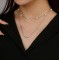 Lantisor argint cu perle de cultura, lant perle naturale, argint 925, bijuterii elegante pentru femei, lantisor minimalist, lantisoare festival 42+5 cm, argintiu, 4,43 gr