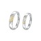 Set verighete argint, set inele argint, inele argint reglabile, inele barbati argint, inele cuplu argint nunta argint, inel soare luna, 4,73 gr