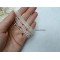 Colier pui perle cultura, colier micro perle de cultură naturale 1–1,5 mm cu închidere din argint 925 rodiat/argint 925 placat cu aur galben, 4,75 gr Colier pui perle cultura, colier micro perle de cultură naturale 1–1,5 mm cu închidere din argint 925 rodiat/argint 925 placat cu aur galben, 4,75 gr