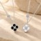 Cercei trifoi sidef natural din argint 925, cercei mici, cercei trifoi argint Mother of Pearls, cercei cadou femei, argintiu/auriu,  1,18 gr