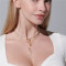 Lantisor festival style din argint pentru femei cu pandantiv perla, dama, argint 925 placat cu aur, bijuterii, stralucitor, summer festival look, lungime reglabila, 2,31 gr Lantisor festival style din argint pentru femei cu pandantiv perla, dama, argint 925 placat cu aur, bijuterii, stralucitor, summer festival look, lungime reglabila, 2,31 gr