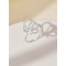 Inel argint dama, argint 925, fluture, cristale albe, argintiu, 2,05 gr Inel argint dama, argint 925, fluture, cristale albe, argintiu, 2,05 gr