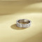 Inel lat argint, dama, argint 925, model cu nituri, zirconii albe, argintiu, 4,91 gr Inel lat argint, dama, argint 925, model cu nituri, zirconii albe, argintiu, 4,91 gr