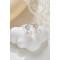 Cercei argint cu perla naturala, dama, argint 925, zirconiu alb, argintiu, 2,68gr